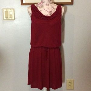 Max & Mia Burgundy Dress